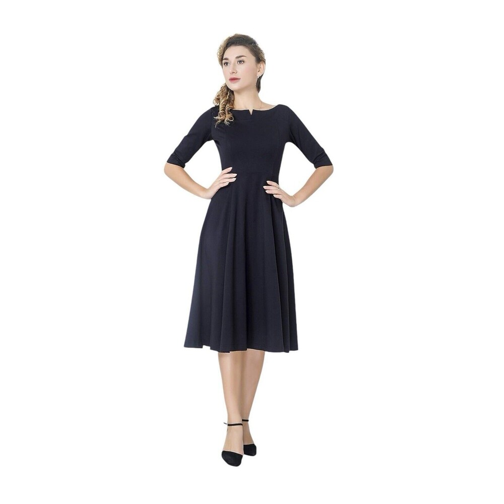 Mary Craft Classic Black Dress Size 2 NWT